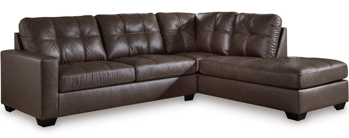 GALLANT Brown 110" x 90" Sectional