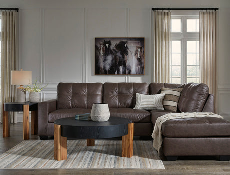 GALLANT Brown 110" x 90" Sectional