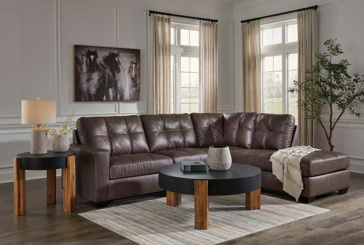 GALLANT Brown 110" x 90" Sectional