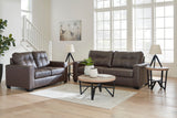 GALLANT Brown 62" Wide Loveseat