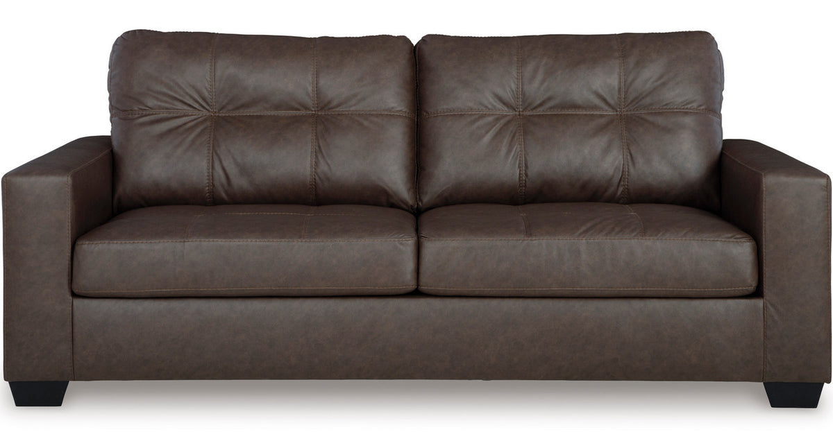 GALLANT Brown 85" Wide Queen Sofa Sleeper