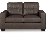 GALLANT Brown 62" Wide Loveseat