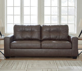 GALLANT Brown Microsuede 85" Wide x 38" Height Sofa