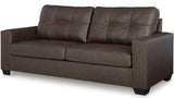 GALLANT Brown Microsuede 85" Wide x 38" Height Sofa