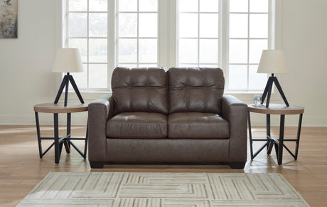 GALLANT Brown 62" Wide Loveseat