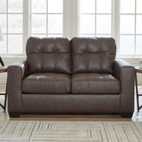 GALLANT Brown 62" Wide Loveseat