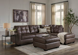 GALLANT Brown 36" x 36" Ottoman