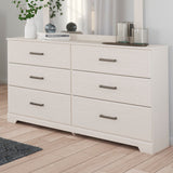 GATELL White 60" Wide x 37" Height Dresser