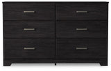 GATELL Charcoal 60" Wide x 37" Height Dresser
