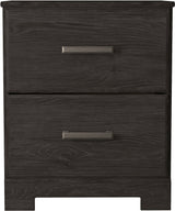 GATELL Charcoal 22" Wide Nightstand