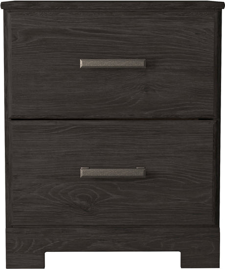 GATELL Charcoal 22" Wide Nightstand