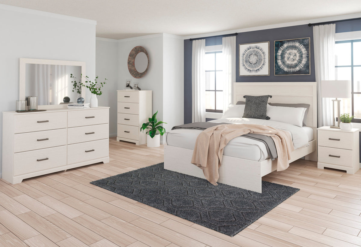 GATELL White 22" Wide Nightstand