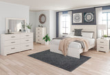 GATELL White 22" Wide Nightstand