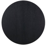 GAYLE Black 32" Wide Round Coffee Table