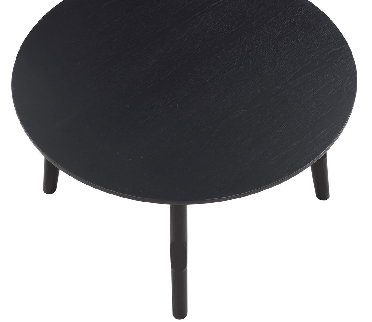GAYLE Black 32" Wide Round Coffee Table
