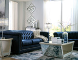 GEMINA Navy Velvet Sofa & Loveseat