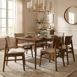 GEMINI Brown 7 Piece Dining Set