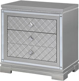AZELL Black Velvet Storage Bedroom Set