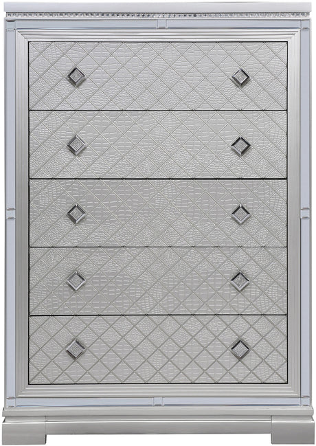 GENOA Silver 37" Wide Chest
