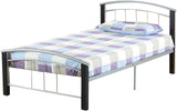 GERHARD Black & Silver Bed
