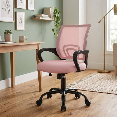 GEROME Pink 22" Wide Office Chair