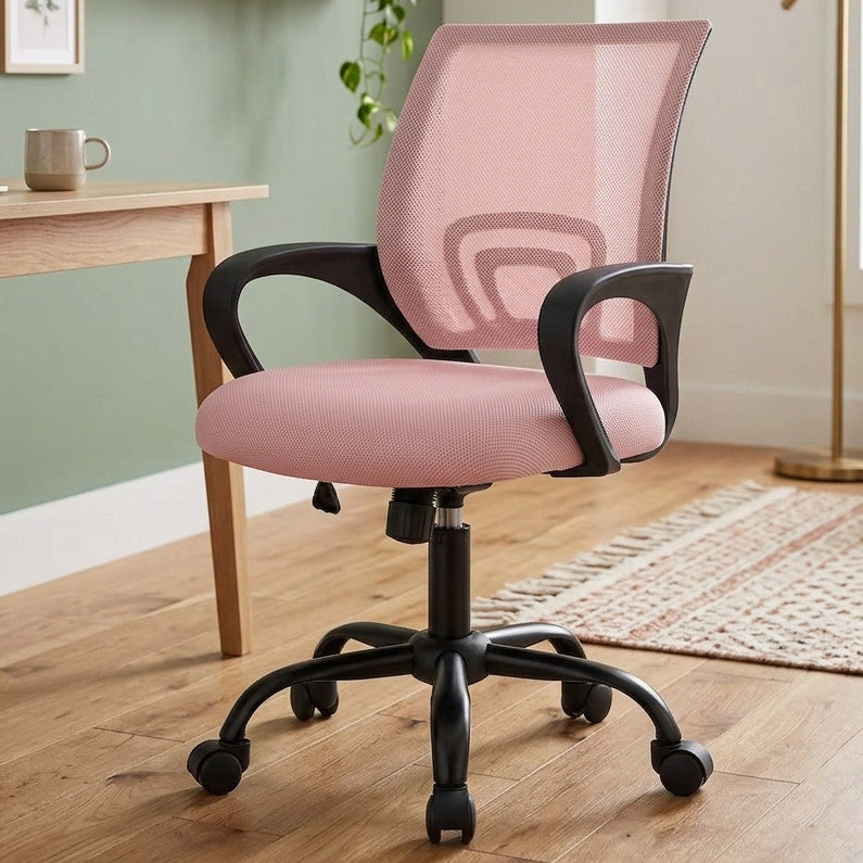 GEROME Pink 22" Wide Office Chair