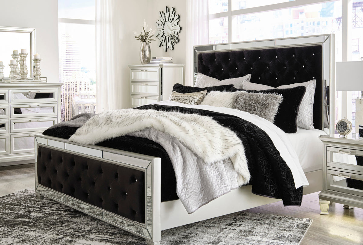 GERTZ Black Velvet Bed