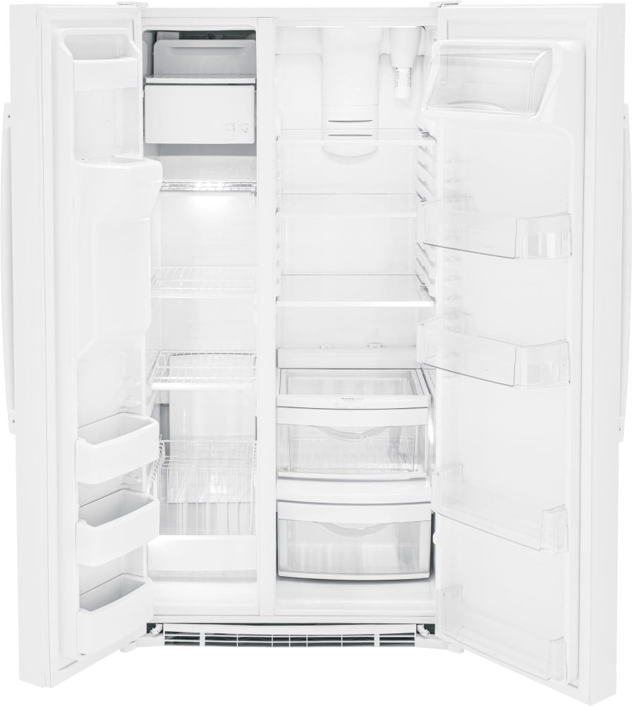 BIELA S26 White 25.3 cu. ft. Side by Side Refrigerator