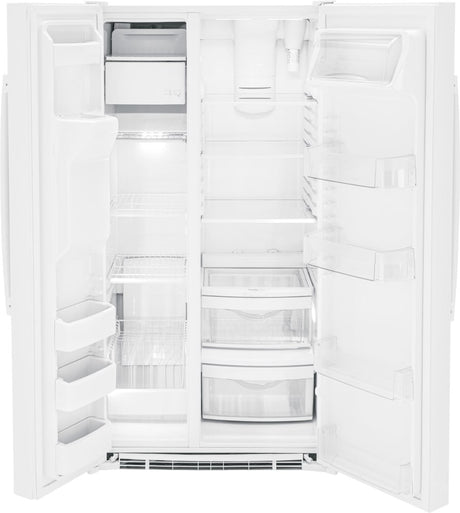 BIELA S26 White 25.3 cu. ft. Side by Side Refrigerator