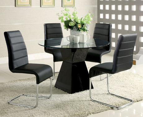 GARIN Black 17" Wide Dining Chair