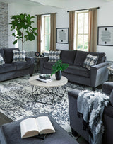 GAVINA Gray 65" Loveseat