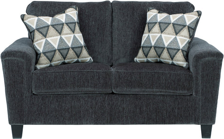 GAVINA Gray Chenille Sofa & Loveseat