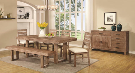 Grainger Weathered 6 Pc Dining Set