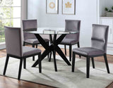 GUILDA Black 5 PC Dining Set