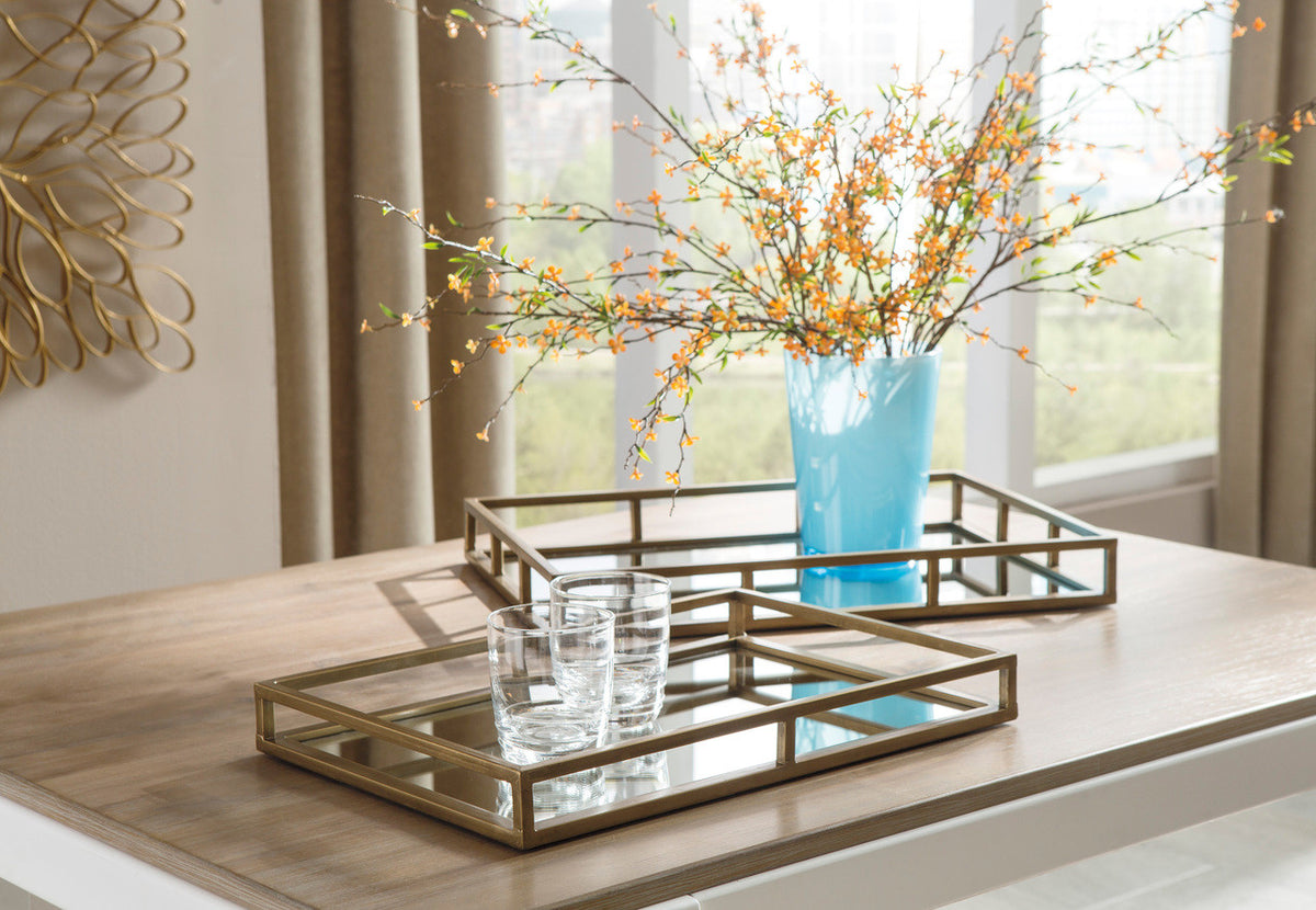 Gwen Rectangular Tray Set