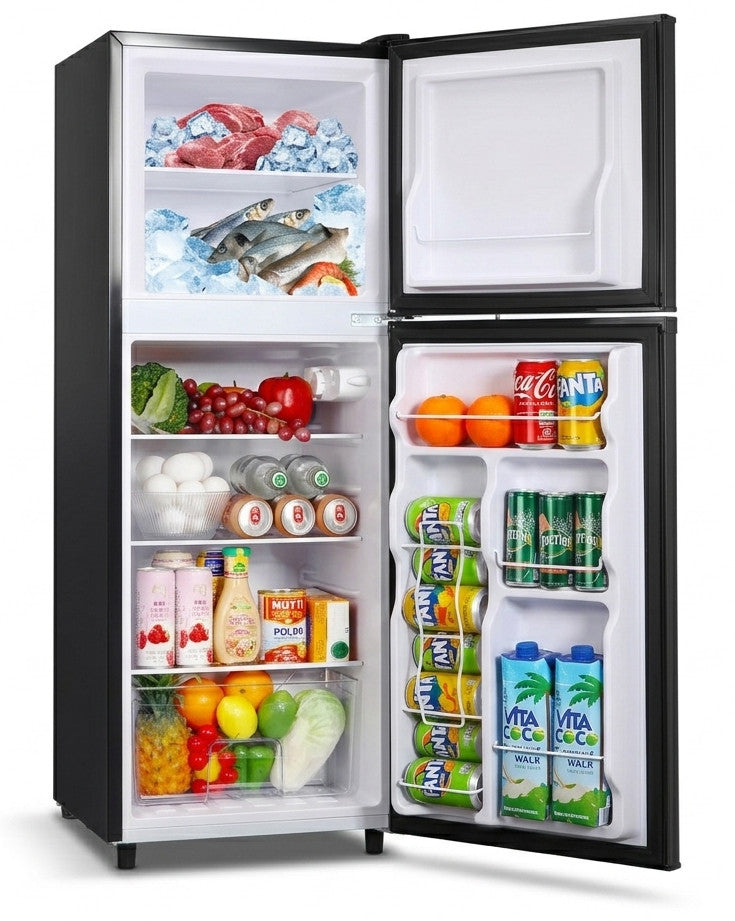 HALLEY T26 Black 5 Cu. Ft. Mini Refrigerator with Freezer