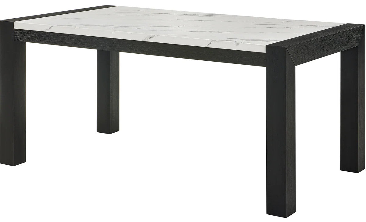HANDLEY Faux Marble 4 Piece Dining Set