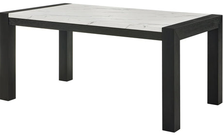 HANDLEY Faux Marble 4 Piece Dining Set