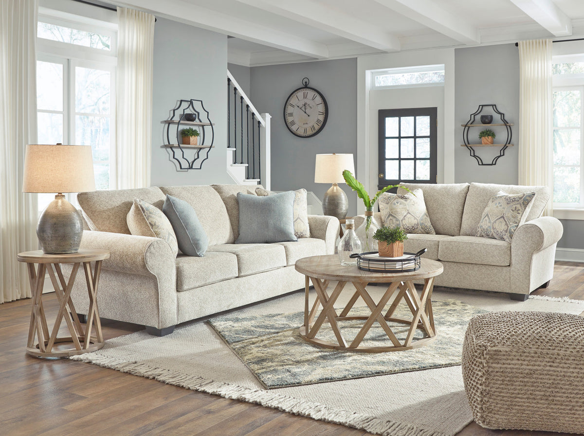 HARLIGEN Ivory Sofa & Loveseat