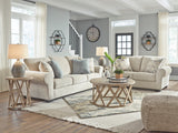 HARLIGEN Ivory Sofa & Loveseat