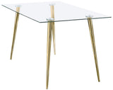 MOSIER Gold 64" Wide Dining Table