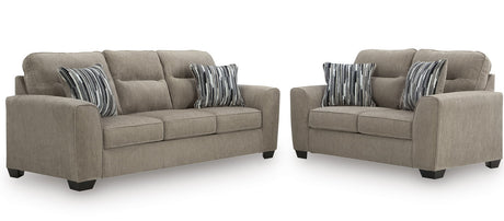 HARRISON Light Brown Sofa & Loveseat