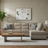 HARRISON Light Brown 117" x 88" Sectional