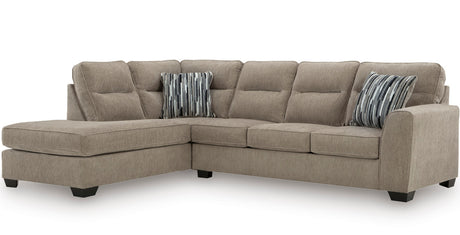 HARRISON Light Brown 117" x 88" Sectional