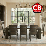 HAVANA Walnut Wood 9 Piece Dining Set