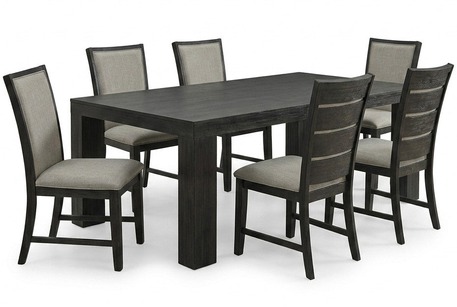 HAVANA Black 7 Piece Dining Set