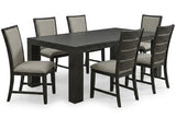 HAVANA Black 7 Piece Dining Set