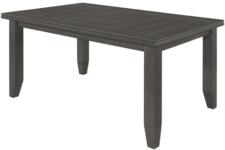 HAYVILLE Dark Gray 6 Piece Dining Set