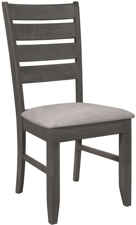 HAYVILLE Dark Gray 6 Piece Dining Set