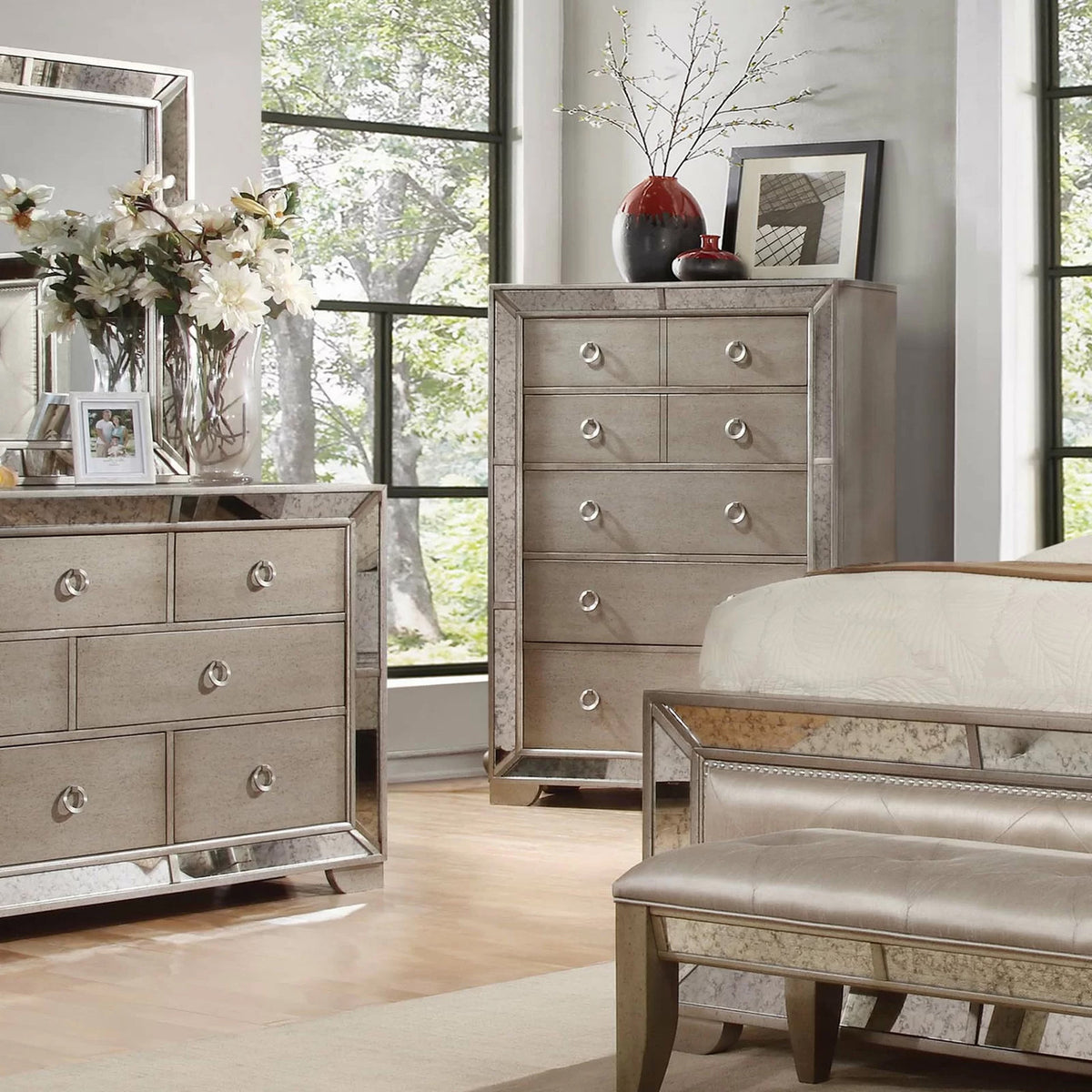 HAZEMORE Champagne 43" Wide Chest